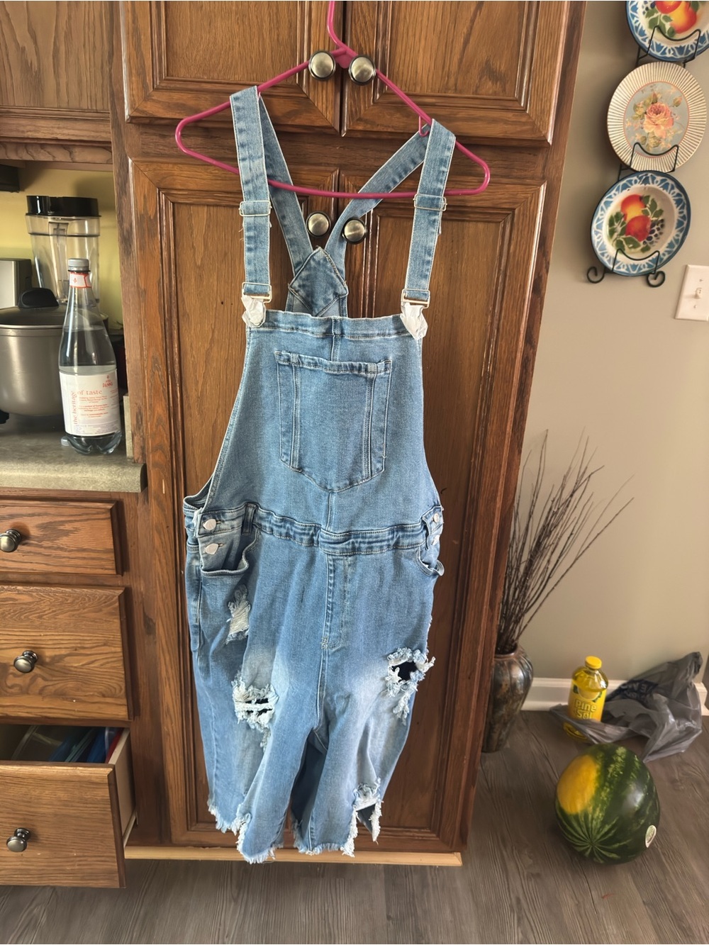American Bazi Blue Denim Overalls